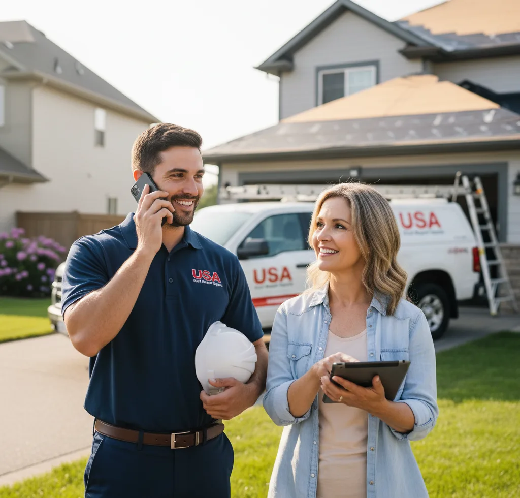 USA Roof Repair Experts customer support in Olney